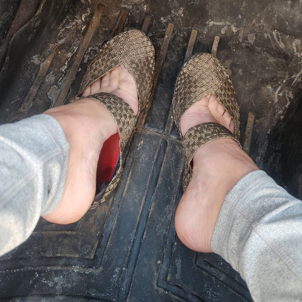 Stylish Brown Woven Women's Shoes